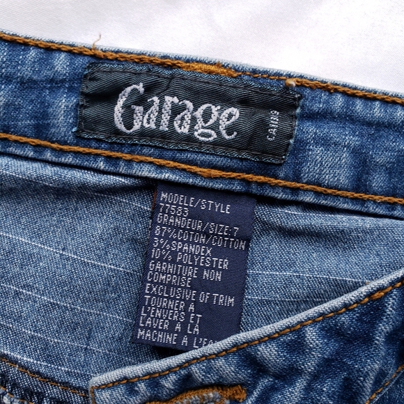 2/$15 Vintage Y2K Garage Jean Shorts - Picture 7 of 7